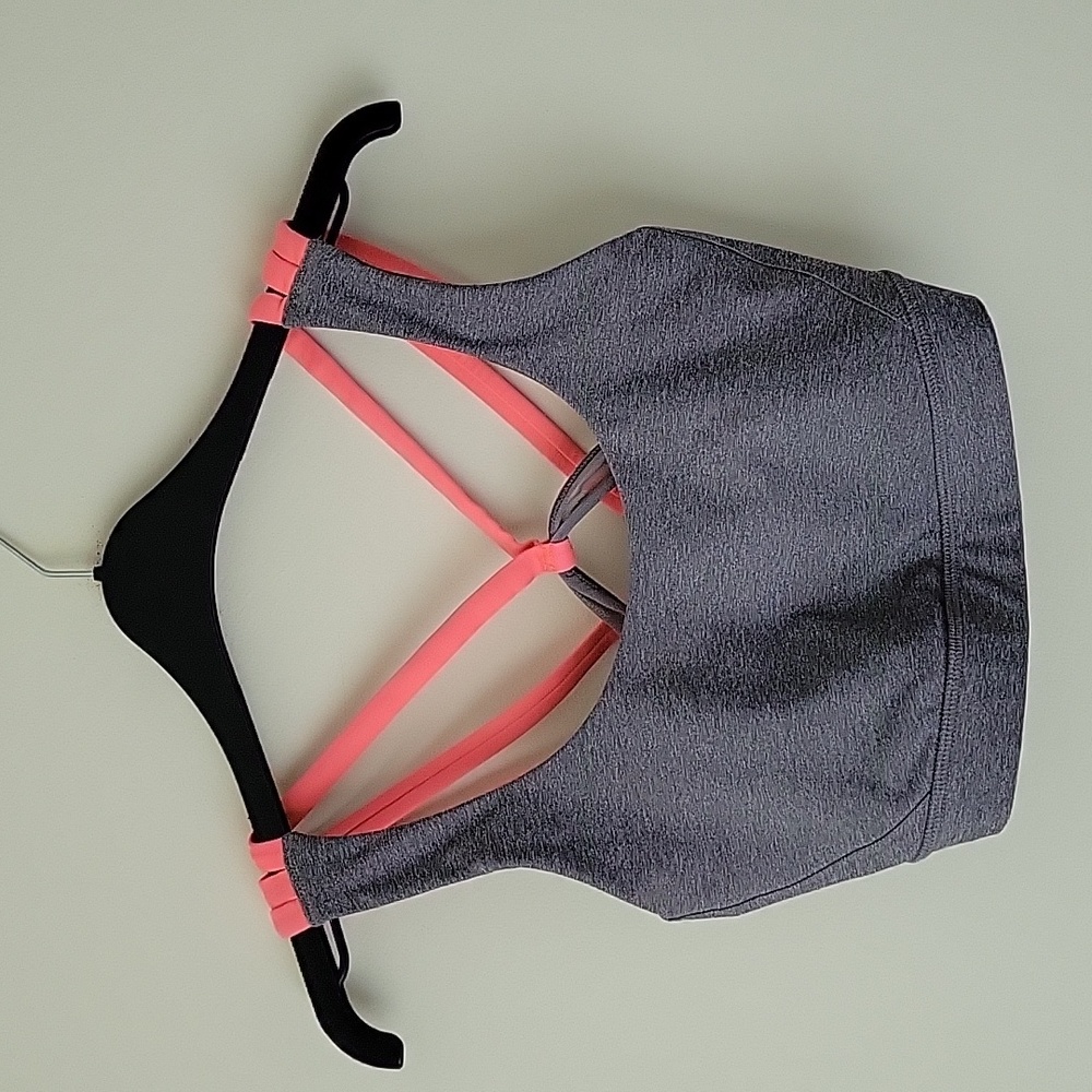 Lululemon Energy Bra Exhale Heathered Slate- Size 6